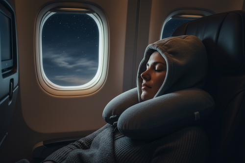 JetNest SleepHood - Night Flight